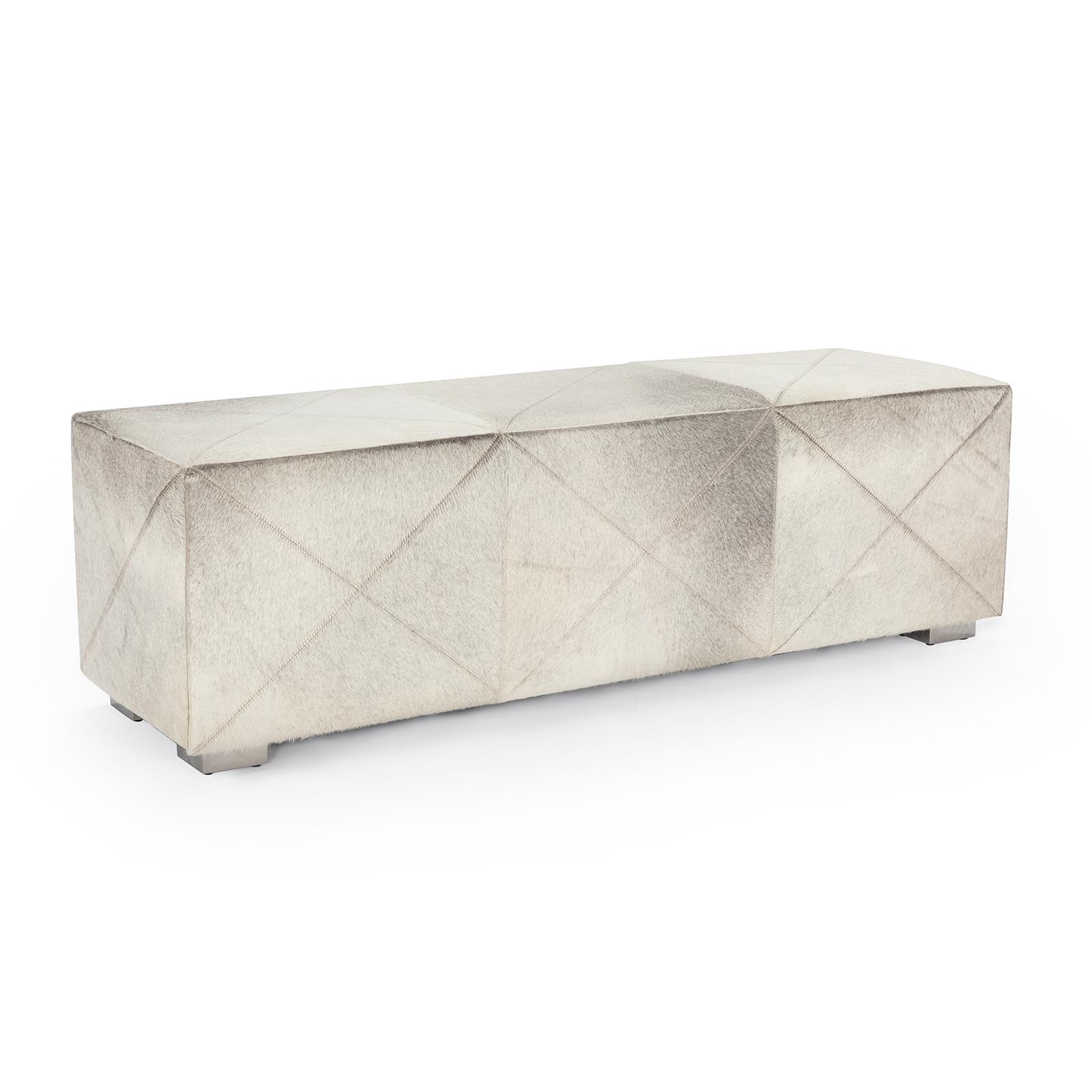 Brooks Hair on Hide Bench | Regina Andrew Detroit